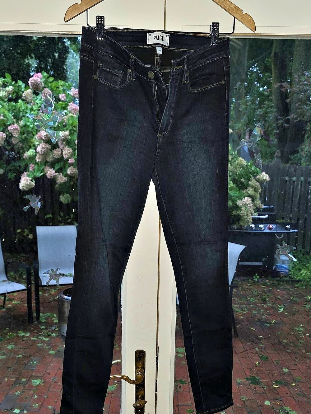 PAIGE Dark Denim Skinny Jeans Like New